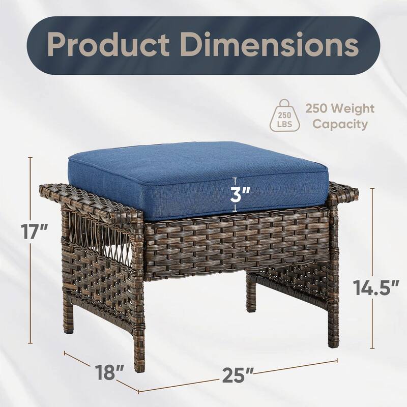 Outdoor Wicker Furniture Couch Set