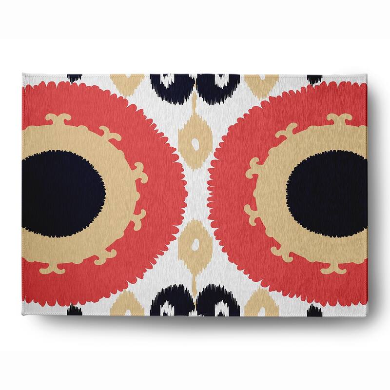 Boho Soft Chenille Rug - 5' x 7' - Orange