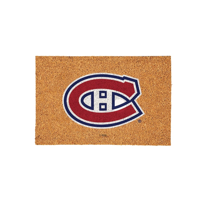 Montreal Canadiens Full Color Indoor/Outdoor Coir Mat