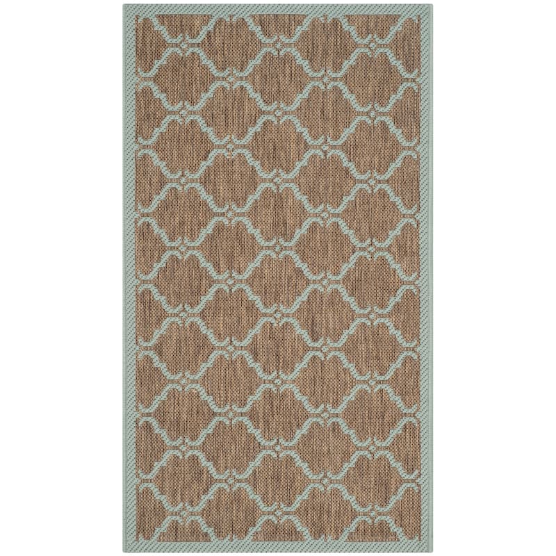 SAFAVIEH Courtyard Rozina Indoor/ Outdoor Waterproof Patio Backyard Rug