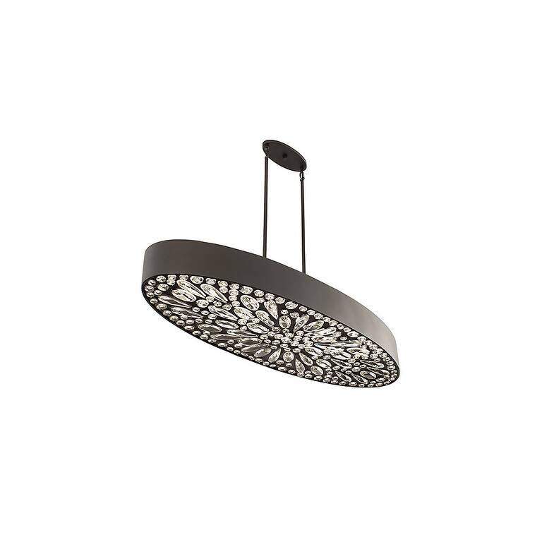 Savoy House 1-1270-6 Azores 6 Light 48" Wide Linear Chandelier