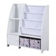preview thumbnail 1 of 7, Kids Funnel Kids Bookcase with Toy Storage White
