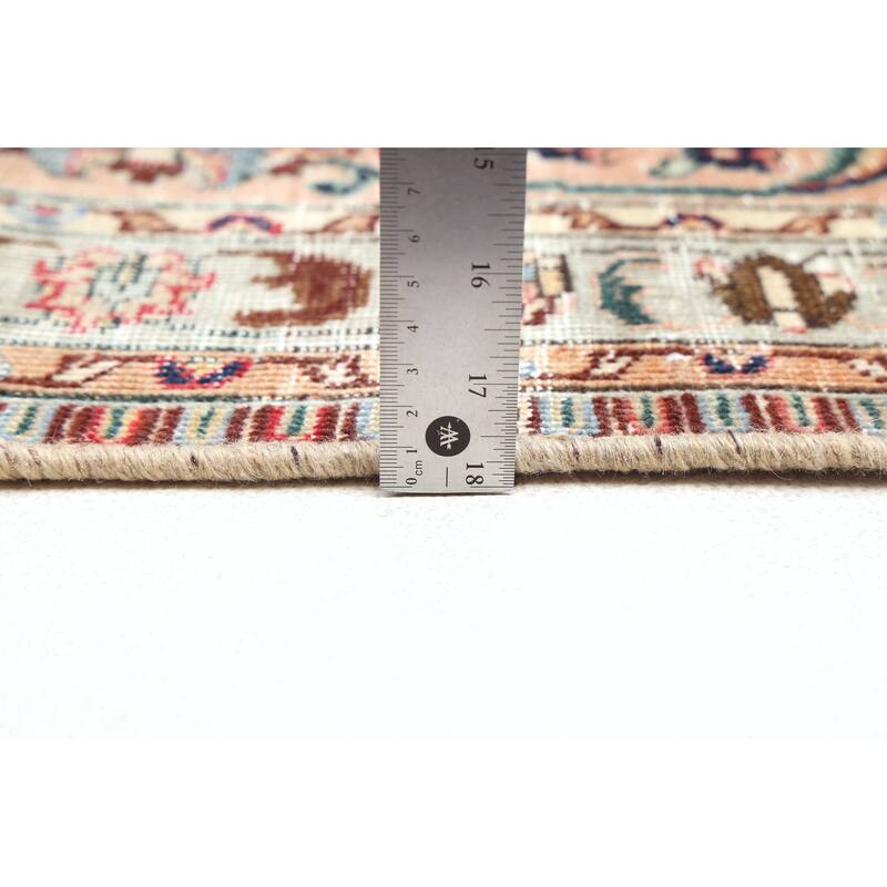 ECARPETGALLERY Hand-knotted Antalya Vintage Tan Wool Rug - 9'7 x 12'4