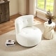 preview thumbnail 12 of 22, Art Leon Flannel Upholstered Swivel Accent Chair