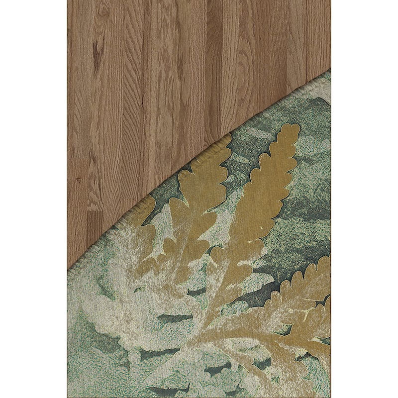 BOSTON GREEN & GOLD Kitchen Mat By Marina Gutierrez Bed Bath & Beyond