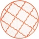 preview thumbnail 49 of 127, SAFAVIEH Amherst Irma Modern Rug 7' Round - Beige/Orange - Round