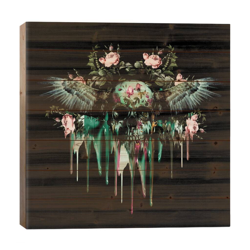 Dream Print On Wood by Burcu Korkmazyurek - Multi-Color