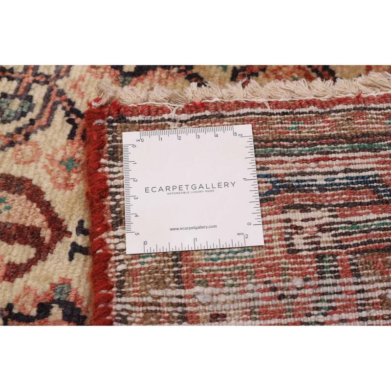 ECARPETGALLERY Hand-knotted Andelz Cream Wool Rug - 3'7 x 10'4