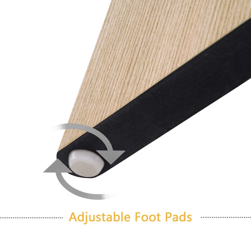 47.3 Inch Modern Round Dining Table for 4 - Farmhouse Style for Kitchen, Dining Room, Living Room