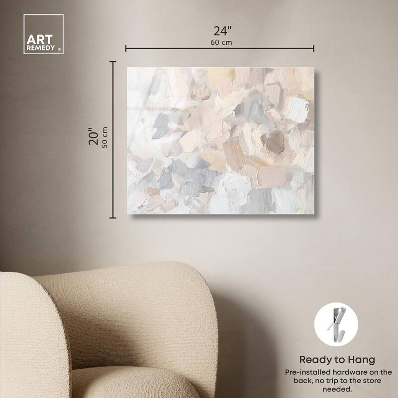 Soft Colors Fade I Acrylic by Art Remedy, Ready to Hang