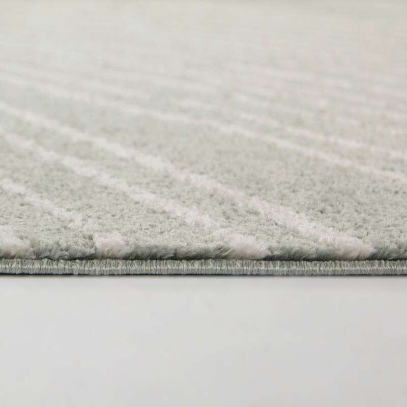 Barta Modern Striped Area Rug