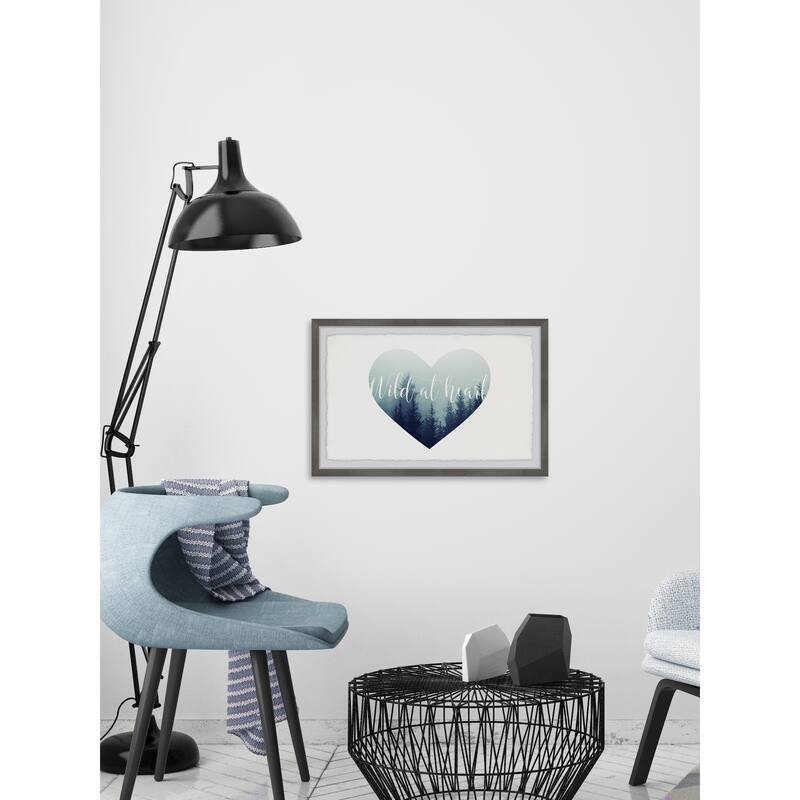 Wild at Heart Framed Wall Art, Elegant Home Touch - Sophisticated Artwork for Refined Décor