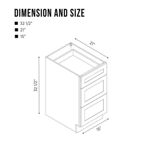Vanity Art 15 Inch Bathroom Vanity Cabinet