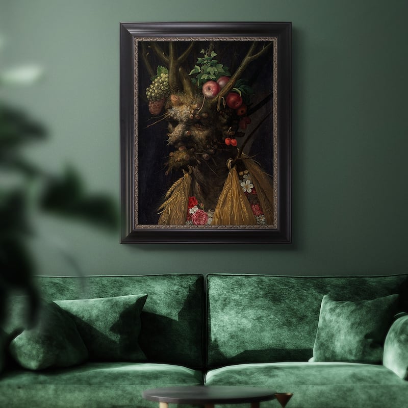 Four Seasons in One Head Premium Framed Canvas- Ready to Hang