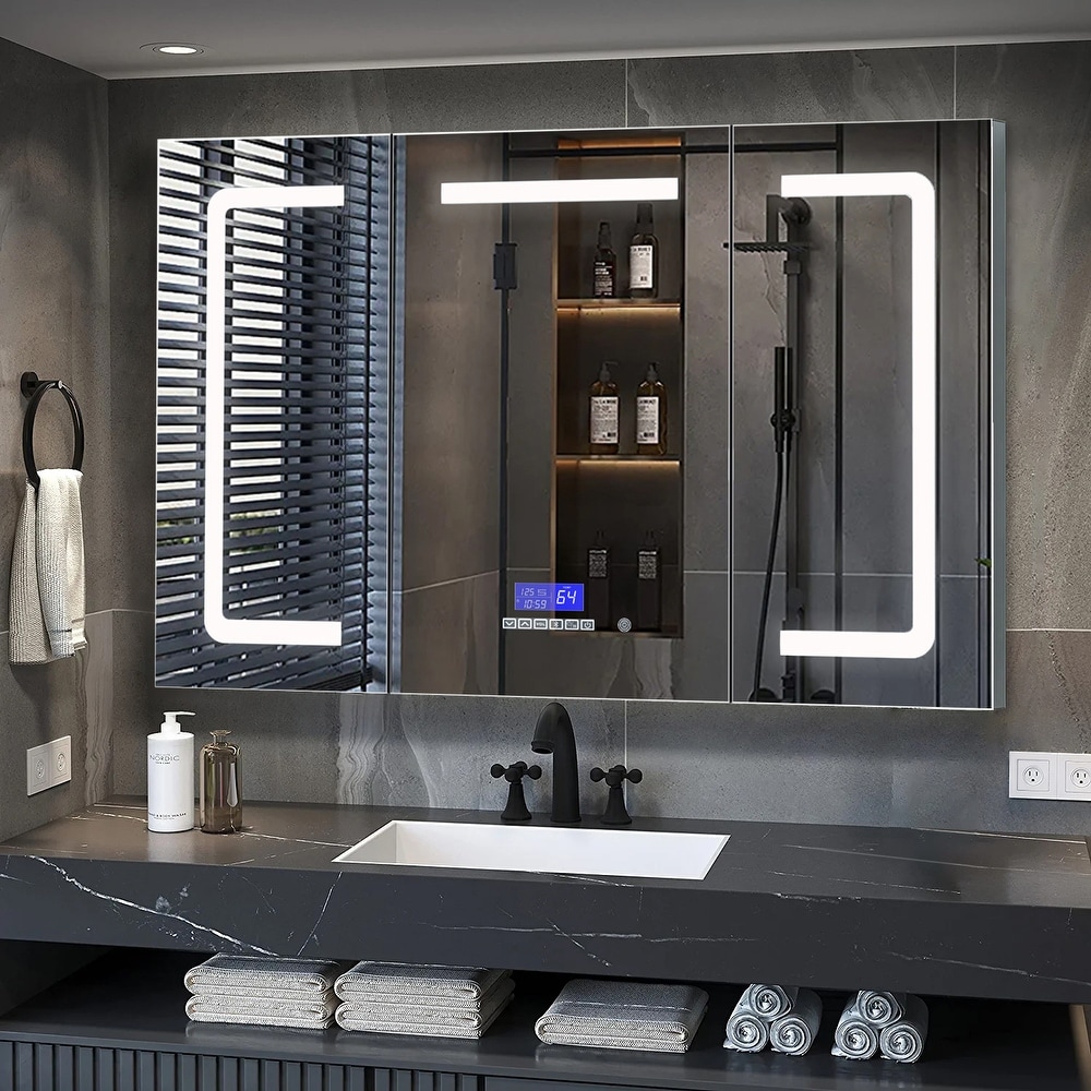 23Bathroom Furni Vanity Storage Organizer Mounted Wall Cabinet with Door -  Bed Bath & Beyond - 23449625