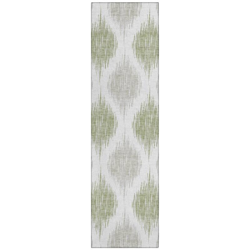 Machine Washable Indoor/ Outdoor Chantille Contemporary Geo Rug