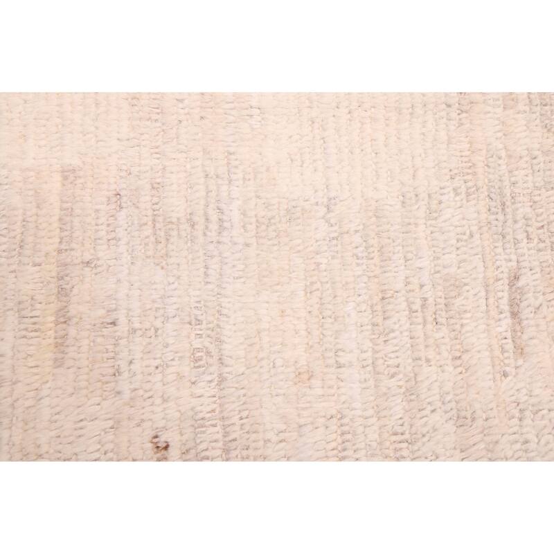ECARPETGALLERY Hand-knotted Pak Finest Marrakesh Ivory Wool Rug - 8'3 x 10'0