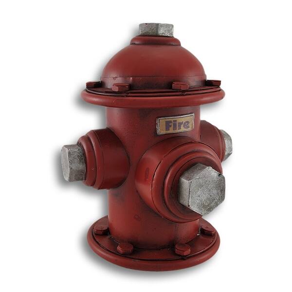 Shop Vintage Look Metal Fire Hydrant Coin Bank Money 8 X 8 25 X 7 25 Inches Overstock 16838262