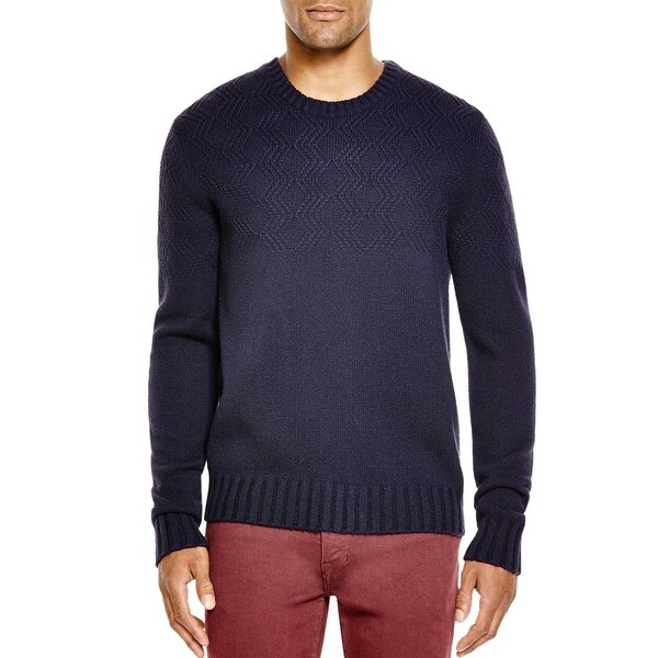 Shop Bloomingdales Mens 2-Ply Cashmere Diamond Pattern ...
