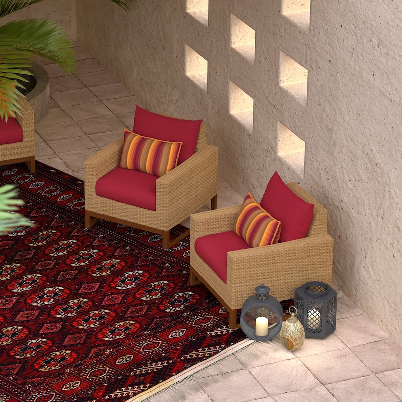 Milli 2 Piece Sunbrella Outdoor Patio Club Chairs