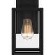 preview thumbnail 5 of 6, Westover 1-Light Earth Black Outdoor Lantern - Earth Black