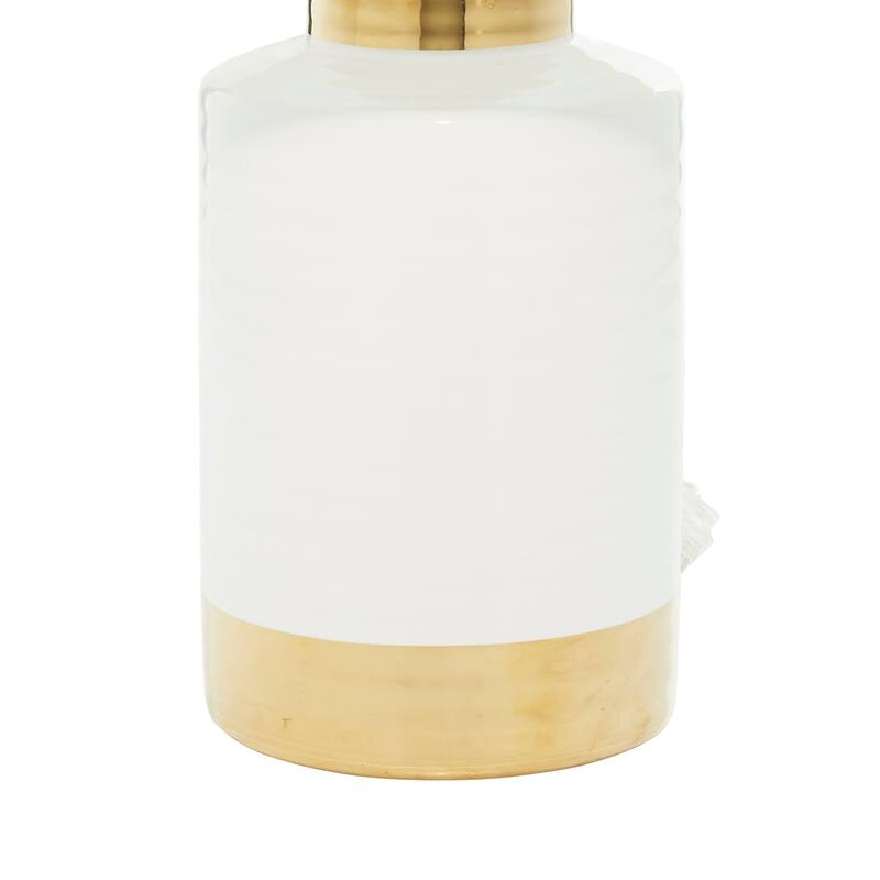 Gold Ceramic Traditional Table Lamp - 15 x 15 x 23