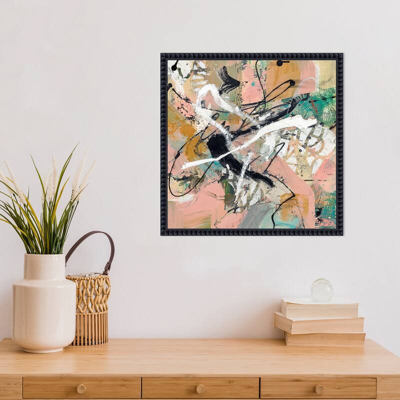 Fluid by Suzanne McCourt Framed Canvas Wall Art Print