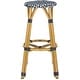 preview thumbnail 4 of 13, SAFAVIEH Outdoor Kelsey 30-inch Bar Stool (Fully Assembled) - 14.60" W x 14.60" D x 29.50" H