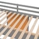 preview thumbnail 36 of 37, Kids Twin Loft Bed with Desk, Cabinet and Writing Board, Guardrails