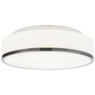 Access Lighting Aero - (m) Dimmable LED -Flush Mount - Chrome - Opal
