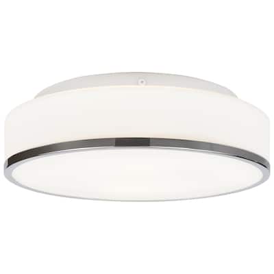 Access Lighting Aero - (m) Dimmable LED -Flush Mount - Chrome - Opal - E-26
