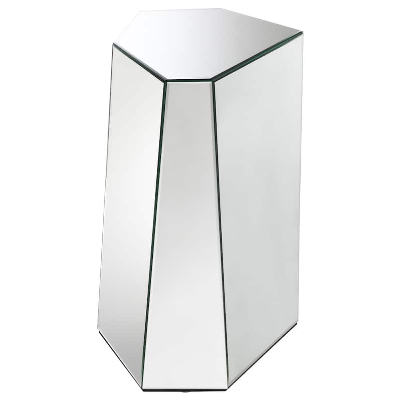 Capella Mirrored Coffee And End Table Set Silver