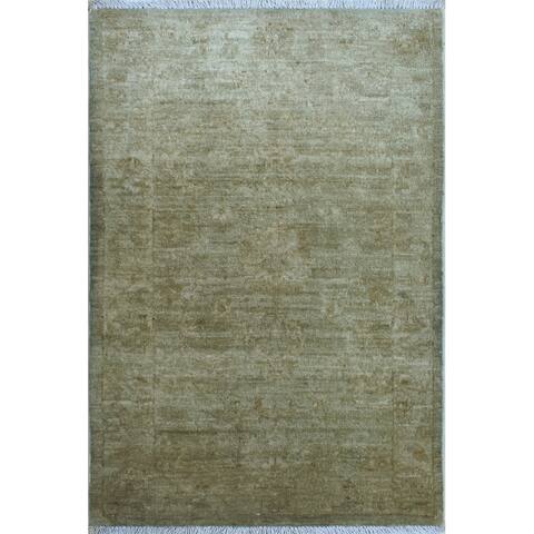 Noori Rug Fine Chobi Caliope Grey/Lt. Brown Rug - 2'1" x 3'0"