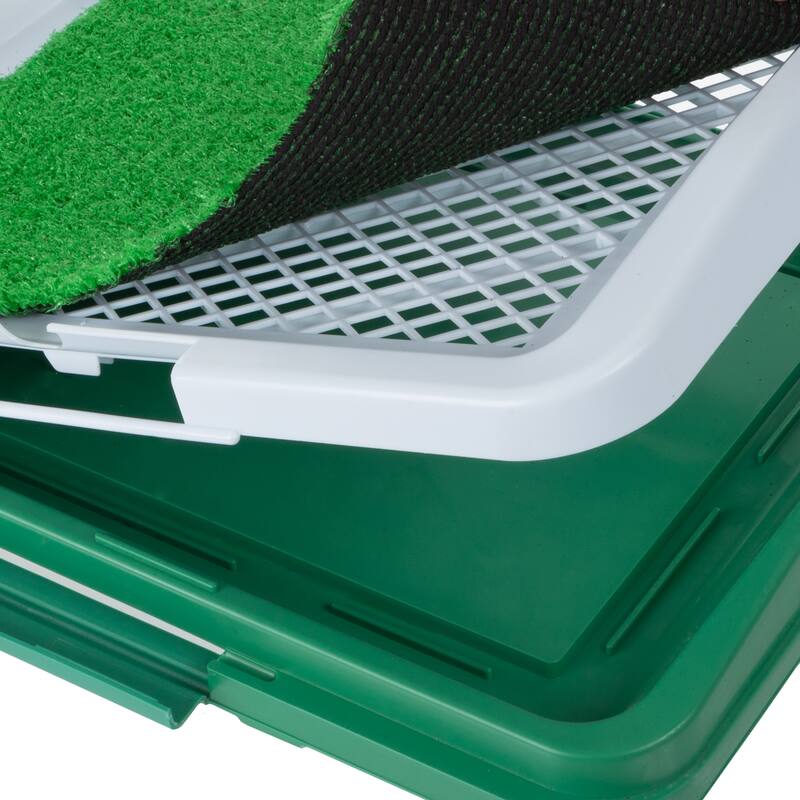 PETMAKER Artificial Grass Pee Pad Set for Dogs - Potty Training for Pets
