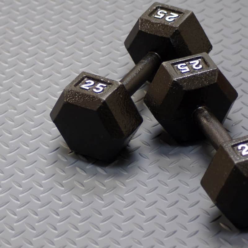 Rubber-Cal Diamond-Plate Thermoplastic Flooring