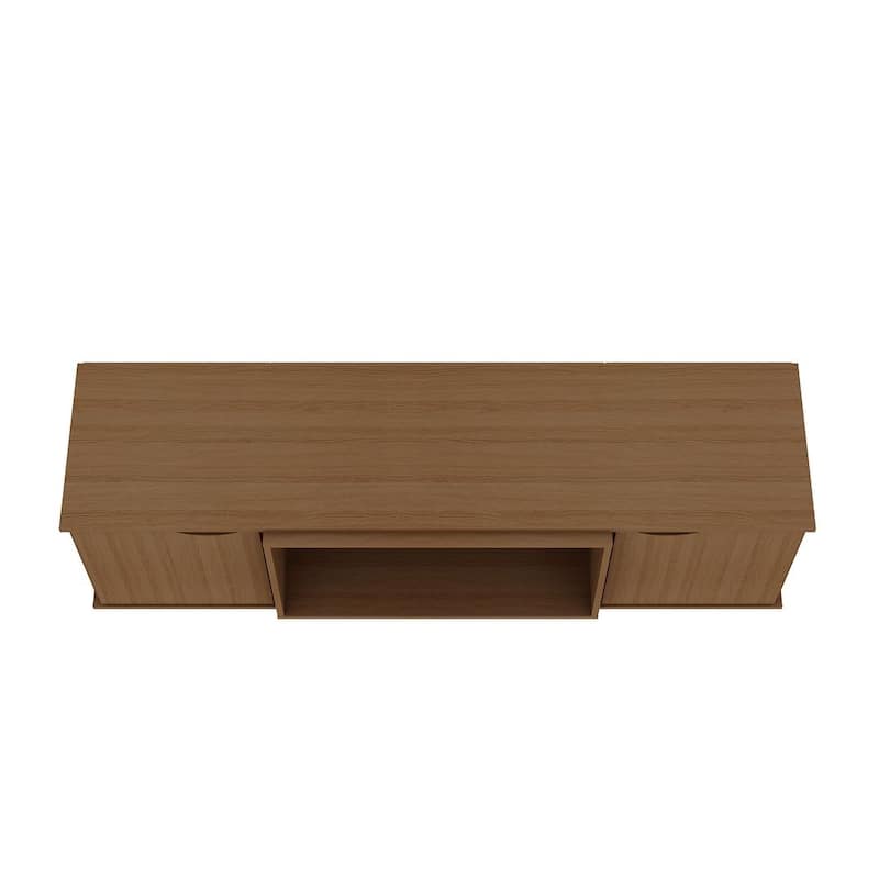 Hampton Mid Century Modern Wood 62.99 In. Media Cabinet Console