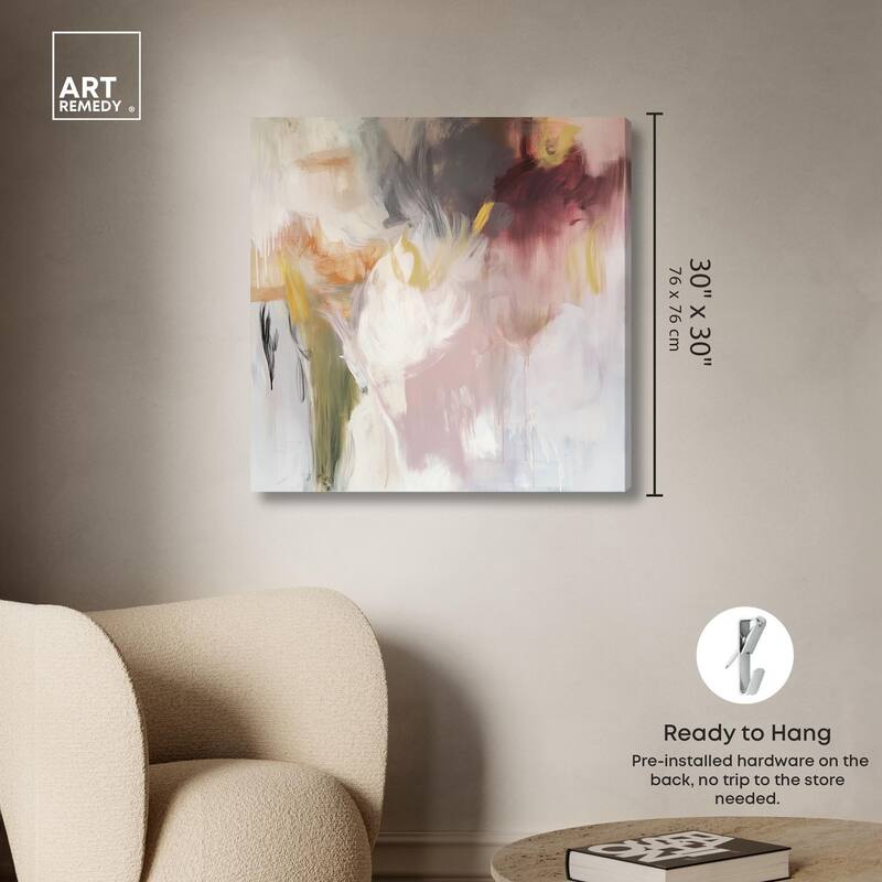 Painterly Energy Canvas by Art Remedy, Gallery Wrapped