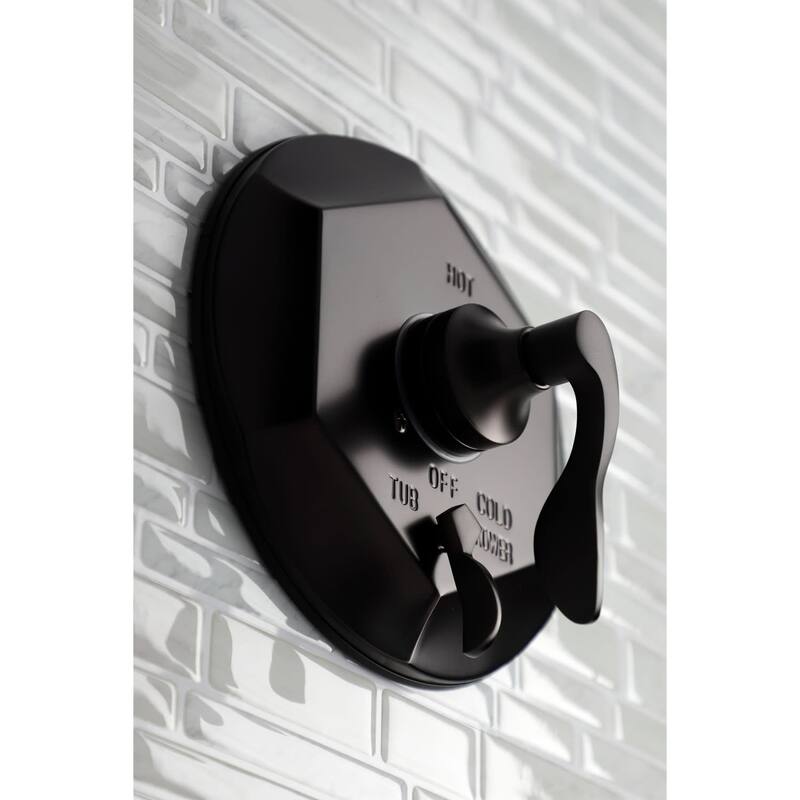 Kingston Brass Tub and Shower Trim Package with 1.8 GPM Single