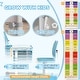 preview thumbnail 5 of 16, Qaba Kids Desk and Chair Set, Height Adjustable Kids School Study Desk and Chair Set with Tilt Desktop