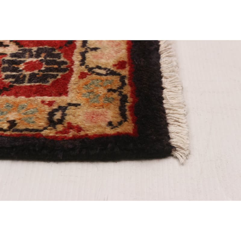 Andelz Navy, Red Rug 4'2" x 6'7" - 4'2 x 6'7