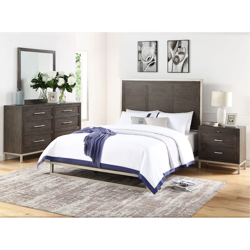 Steve Silver Bremond 2-drawer Walnut Nightstand