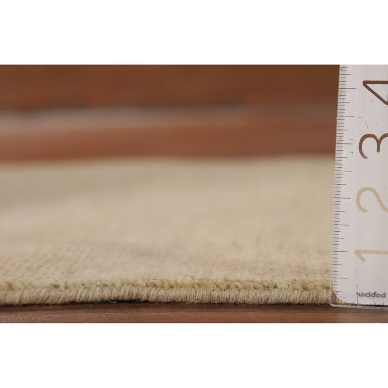 Modern Gabbeh Oriental Runner Rug Handmade Wool Carpet - 3'3"x 6'6"