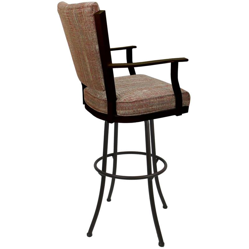 Swivel Extra Tall 34" (35") Metal Bar Stool Montana on Noam Base - 34" Seat