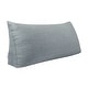 preview thumbnail 9 of 9, Bed Rest Back Support Wedge Pillow Bolster Headboard Reading Cushion Queen