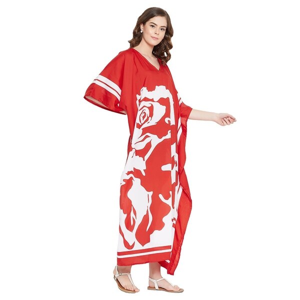 plus size silk kaftan