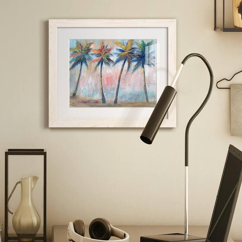 Color Pop Palms-Premium Framed Canvas - Ready to Hang