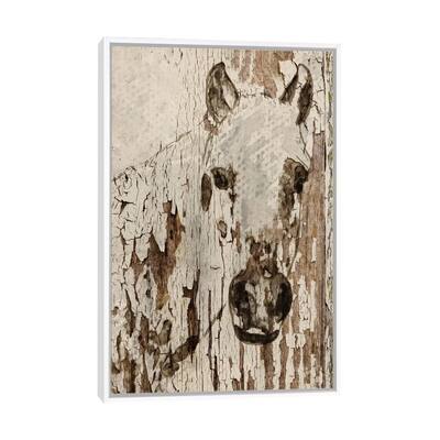 iCanvas "Champagne Horse" by Irena Orlov Framed Canvas Print
