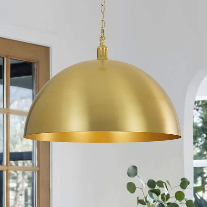 Modern-century Modern 1-Light Island Dome Pendant