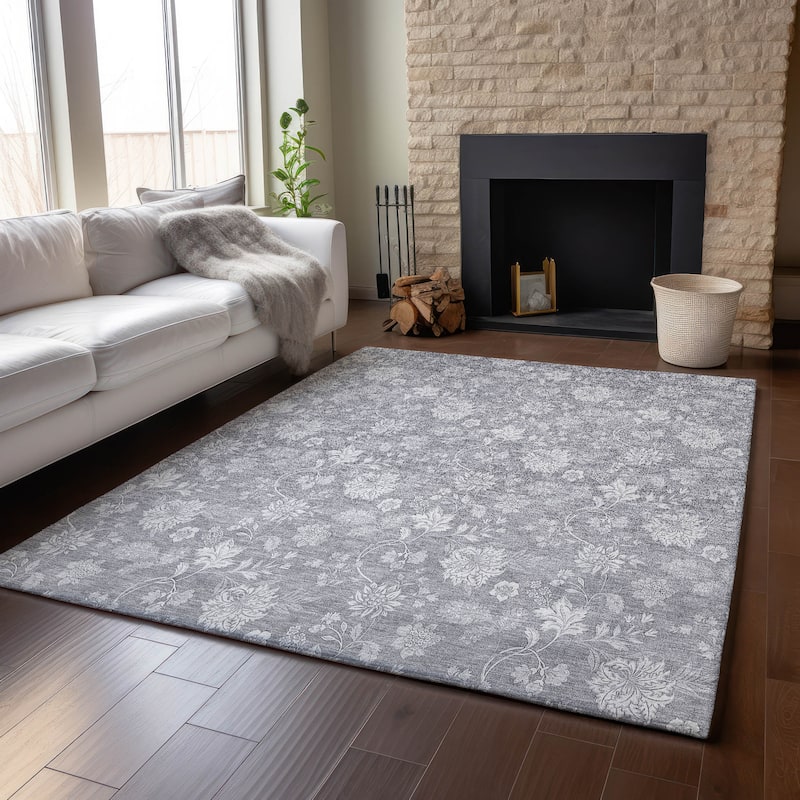 Premium Washable Super Soft Floral Garden Mayfield Rug