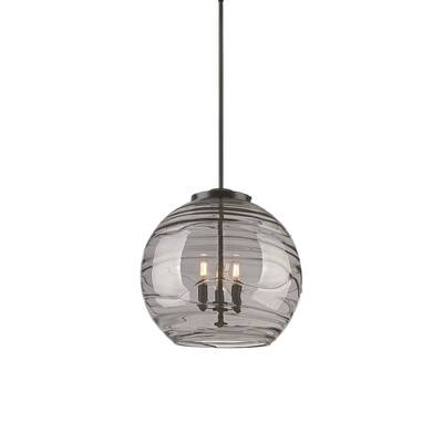 Innovations Lighting 221-3S-20-18 Athens Pendant Athens Deco Swirl 3